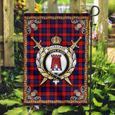 McCracken Tartan Crest Garden Flag - Celtic Thistle Style